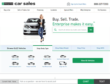 Tablet Screenshot of enterprisecarsales.com